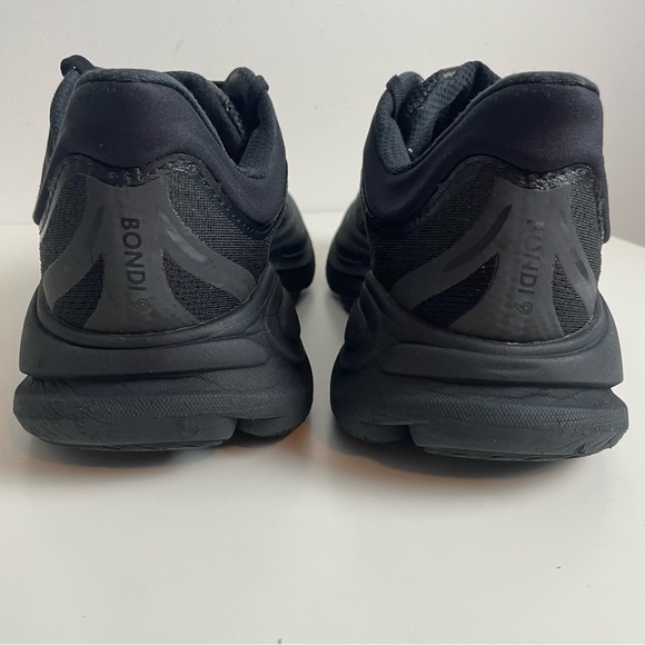 Hoka Bondi 9 Running Shoes Women’s Size 9.5D Wide Triple Black Sneakers - Picture 5 of 13